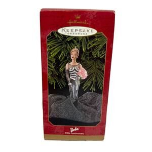 NEW Hallmark Keepsake Barbie 40th Anniversary Ornament 1999 Gown